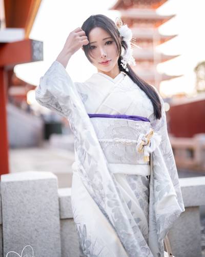雨波_HaneAme Original Silver Kimono [31P5V-104MB]图片作品下载