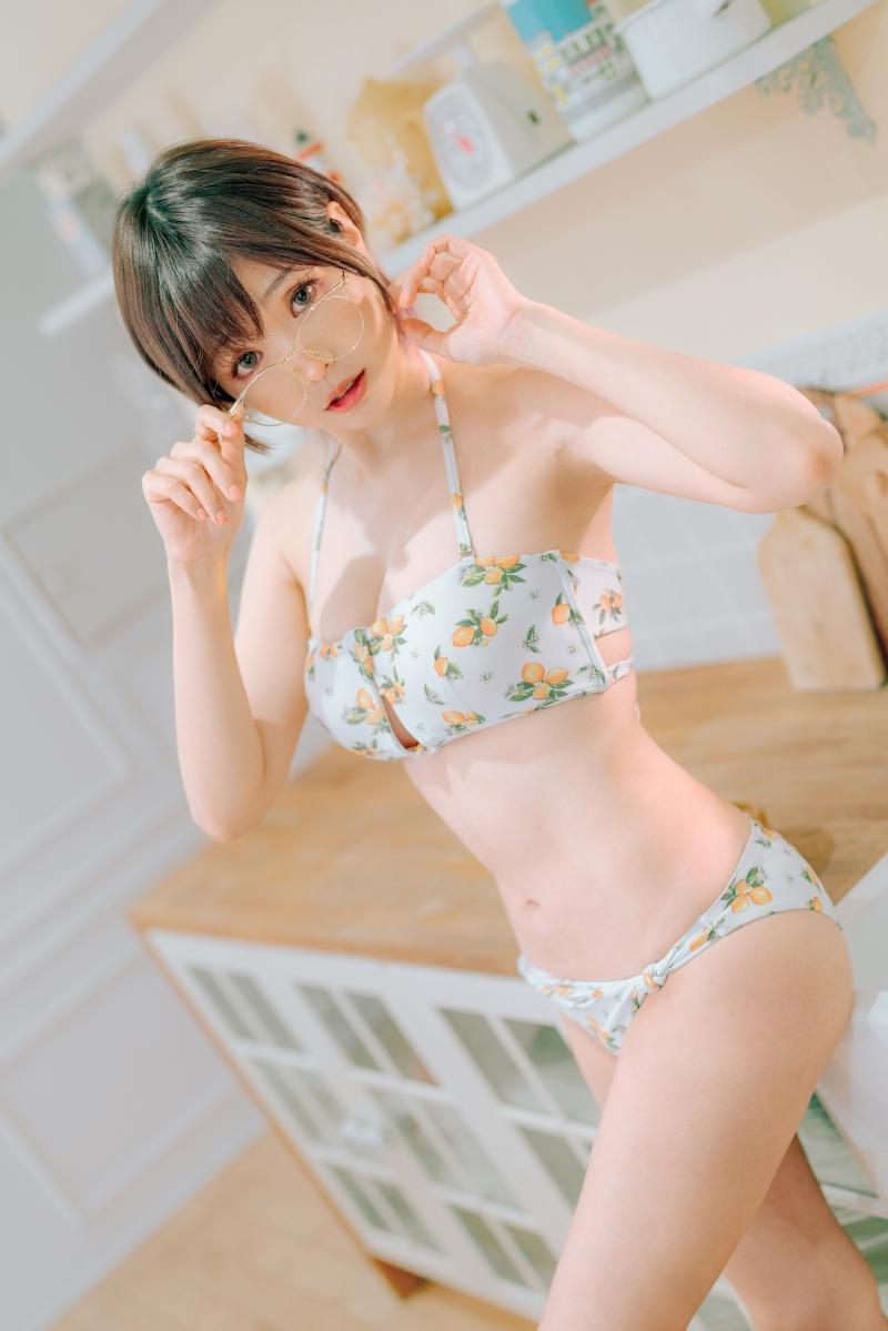 ElyEE子 2023.august C-檸檬泳裝 Lemon Swimsuit [31P-113MB]壁纸图片大全