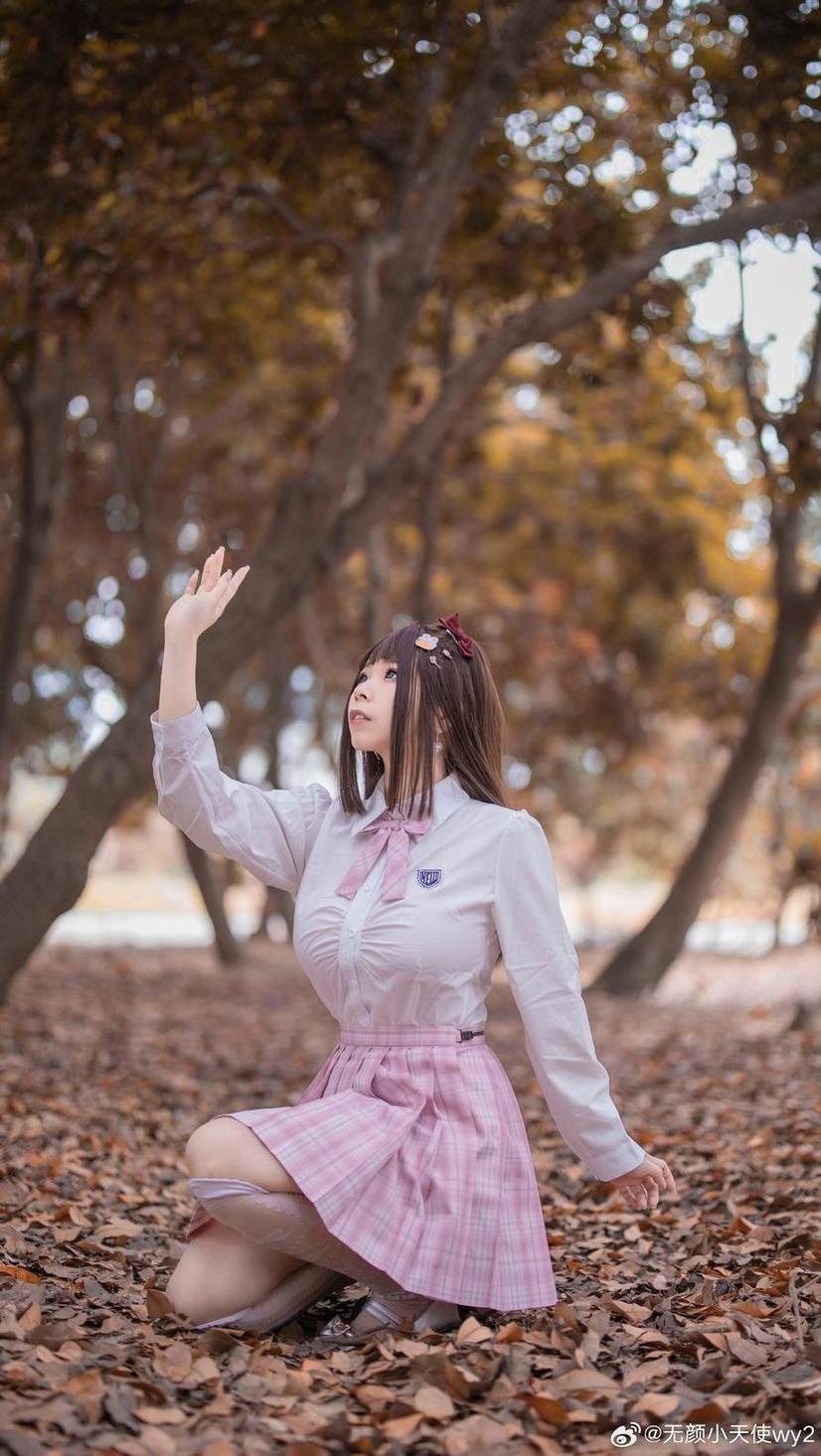 神秘无颜小天使林中精灵cosplay分享