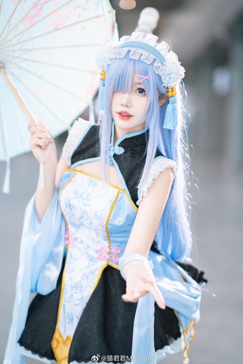 小清新系列，猫君君cosplay小僵尸唯美大片震撼上线