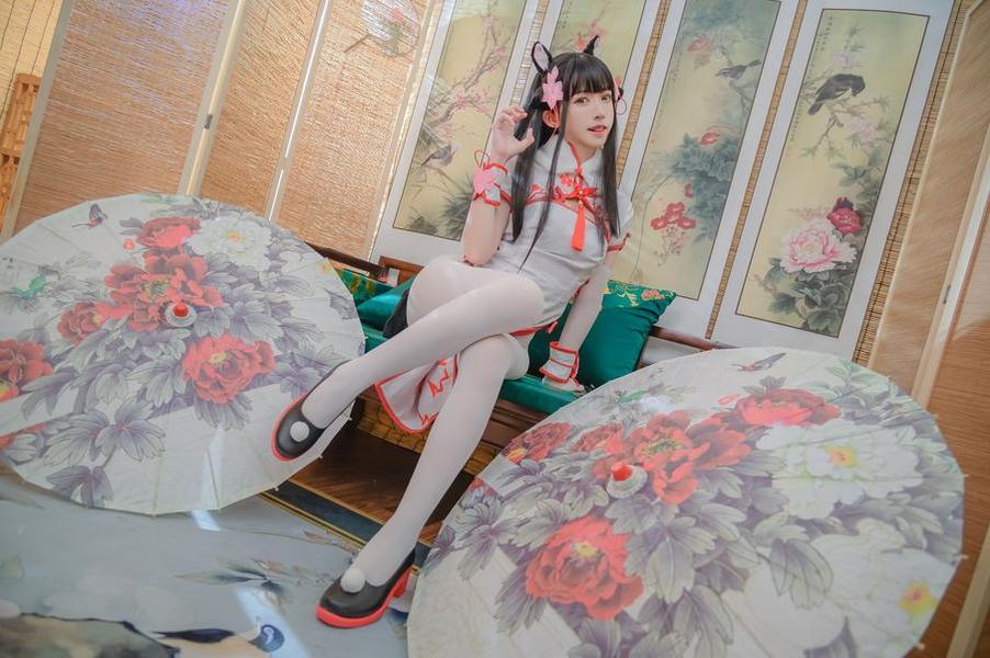 魅力十足，鳗鱼霏儿cos花嫁cosplay解析