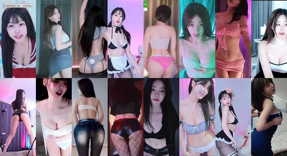 AfreecaTv韩国BJ 2025年4月5日录制舞蹈合集-直播素材