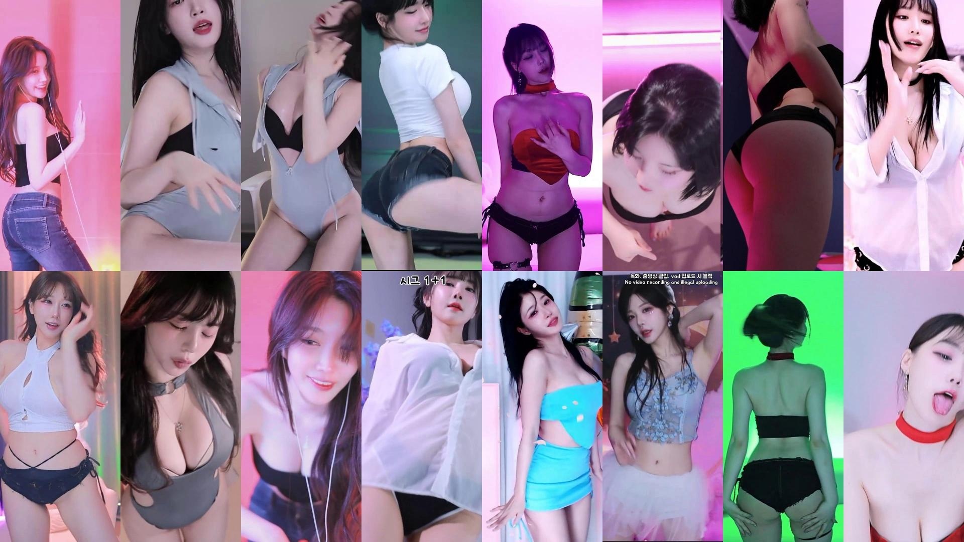 Sooplive韩国BJ 2025年6月12日录制舞蹈合集-直播跳舞视频下载