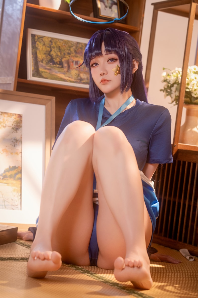 星之迟迟-2025年6月计划E 蔚蓝档案-早濑优香体操服适合珍藏