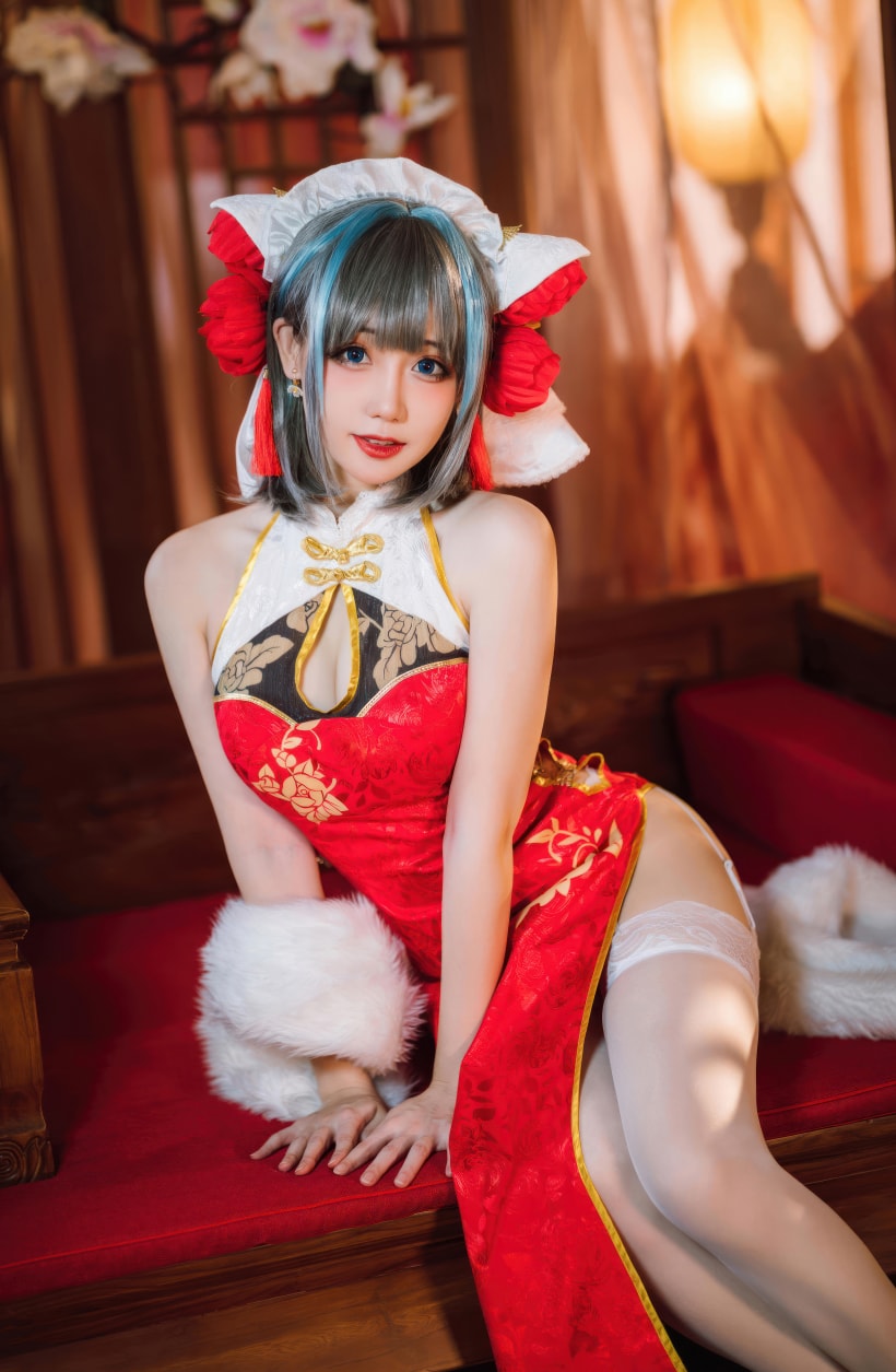 焖焖碳-碧蓝航线-柴郡新春旗袍图片大全高清 焖焖碳-碧蓝航线-柴郡新春旗袍图片大全高清