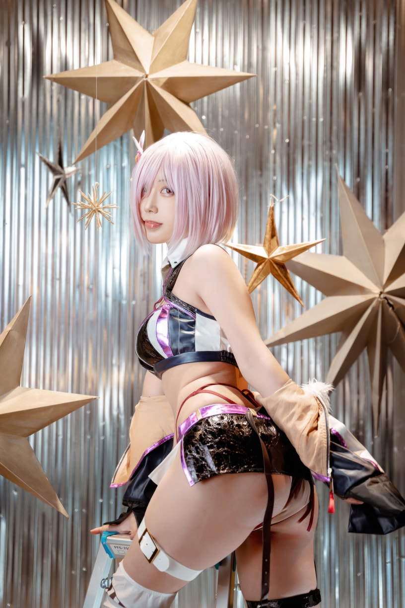 切切celia-FGO-玛修赛车服图片作品资源