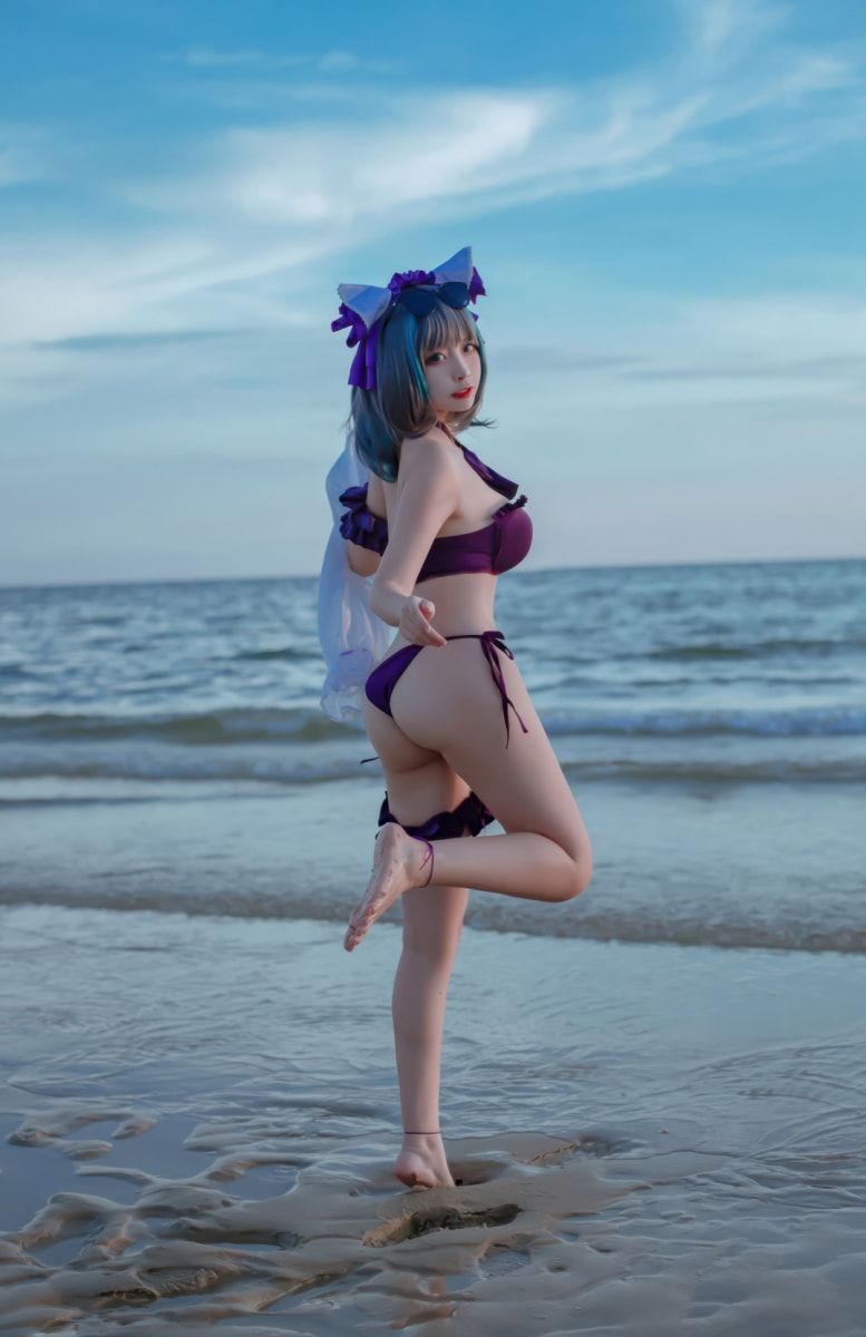 二佐Nisa –-碧蓝航线-柴郡泳装整理分享