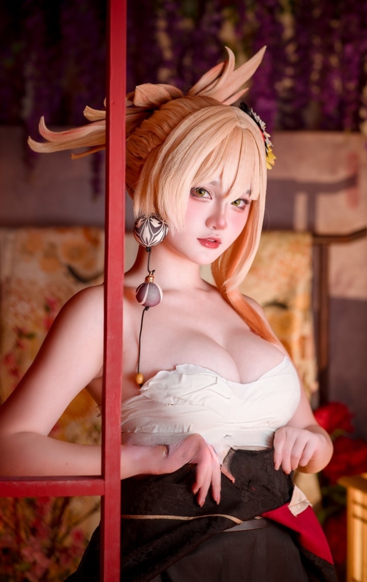Xiaoyukiko – Yoimiya Yukata微博照片 Xiaoyukiko – Yoimiya Yukata微博照片